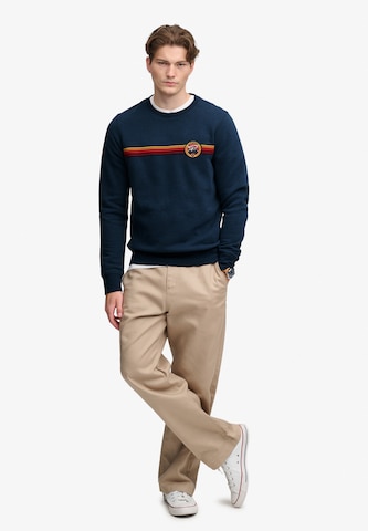 Sweat-shirt Superdry & Co en bleu