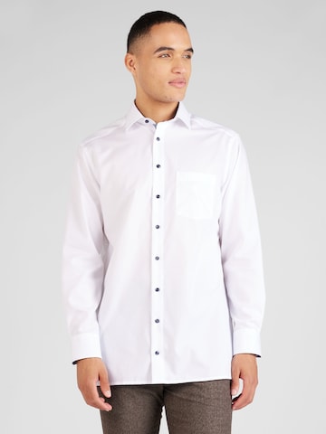 Regular fit Camicia di OLYMP in bianco: frontale