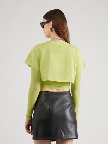 Karl Lagerfeld Μπλουζάκι σε πράσινο: πίσω