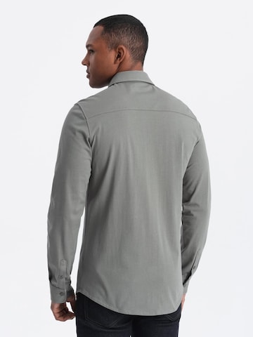 Ombre Regular fit Zakelijk overhemd in Groen