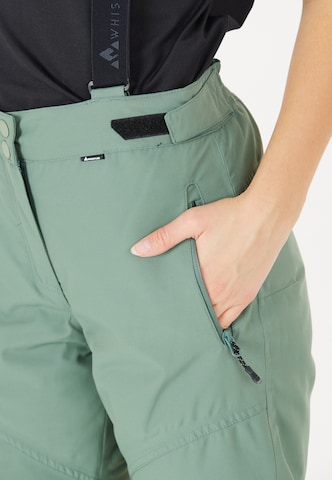 Whistler Regular Workout Pants 'Drizzle' in Green
