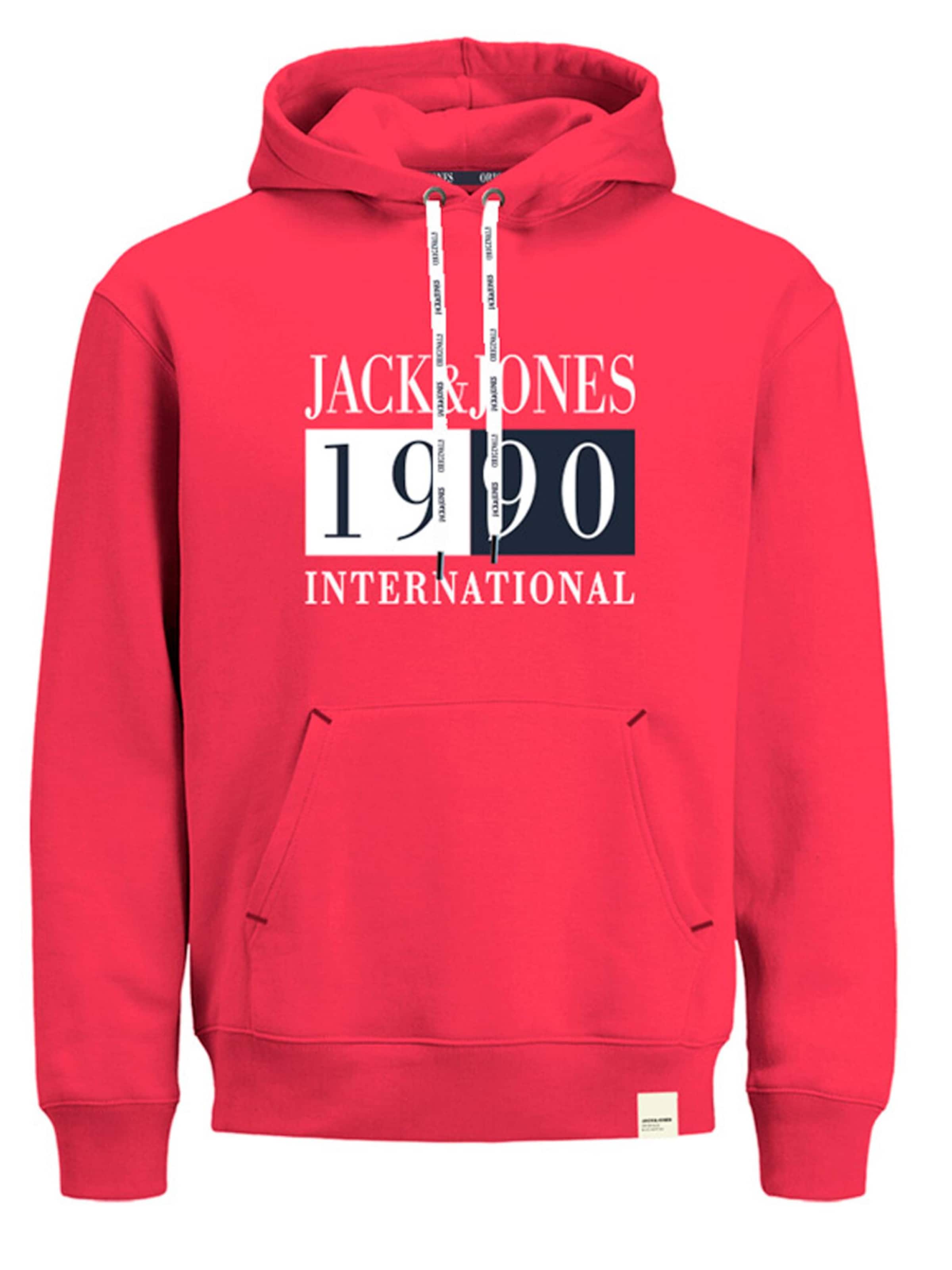 JACK & JONES Sweatshirt 'JJInternational' in Rot: Vorderseite