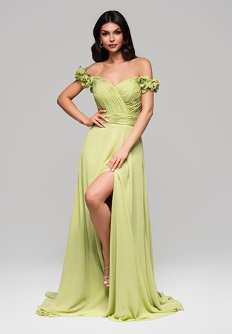 Robe de soirée Ombre en vert