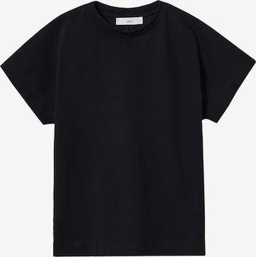 MANGO Shirt 'SEVILLA' in Zwart: voorkant