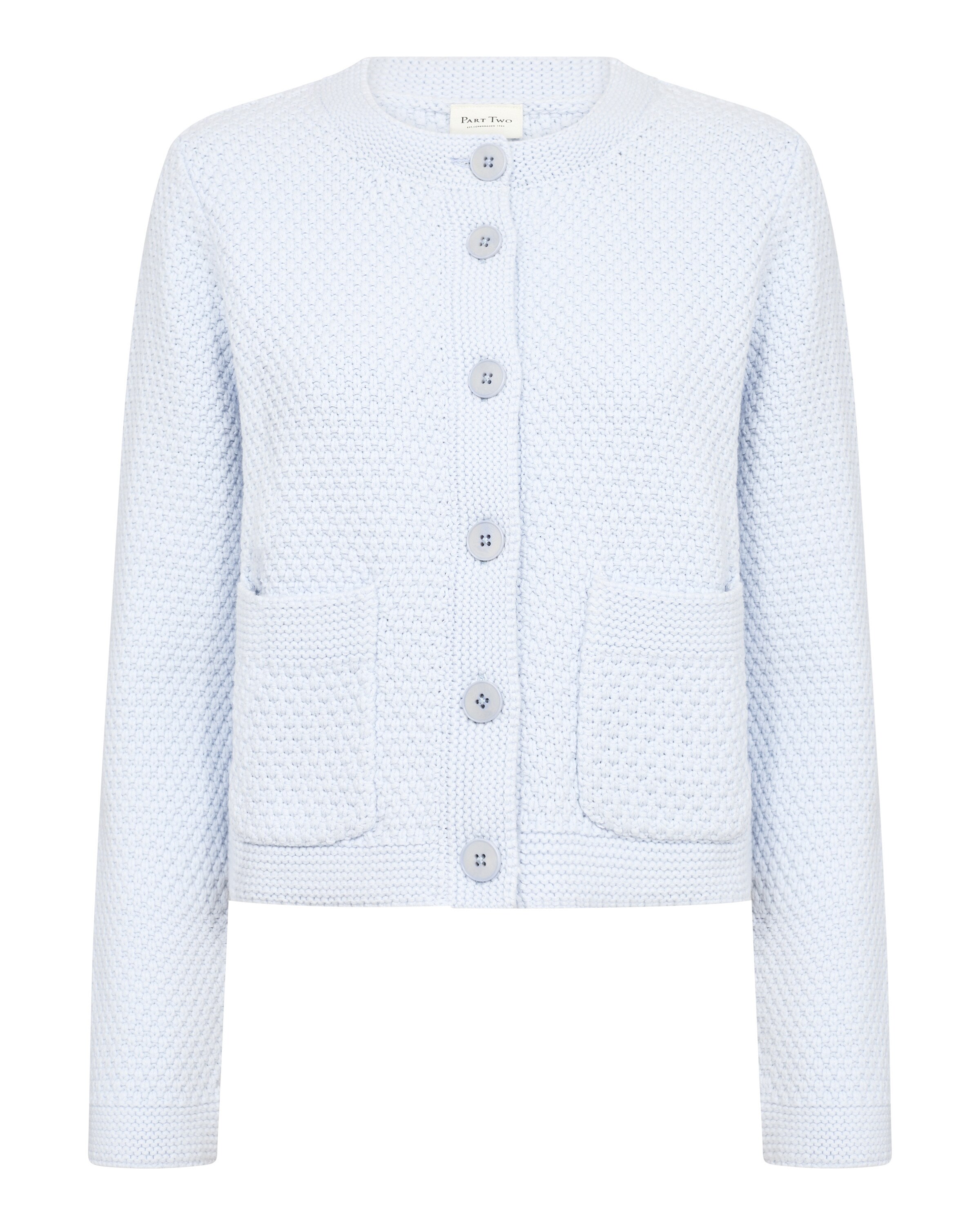 Part Two Knit Cardigan 'Elmie' in Blue: front