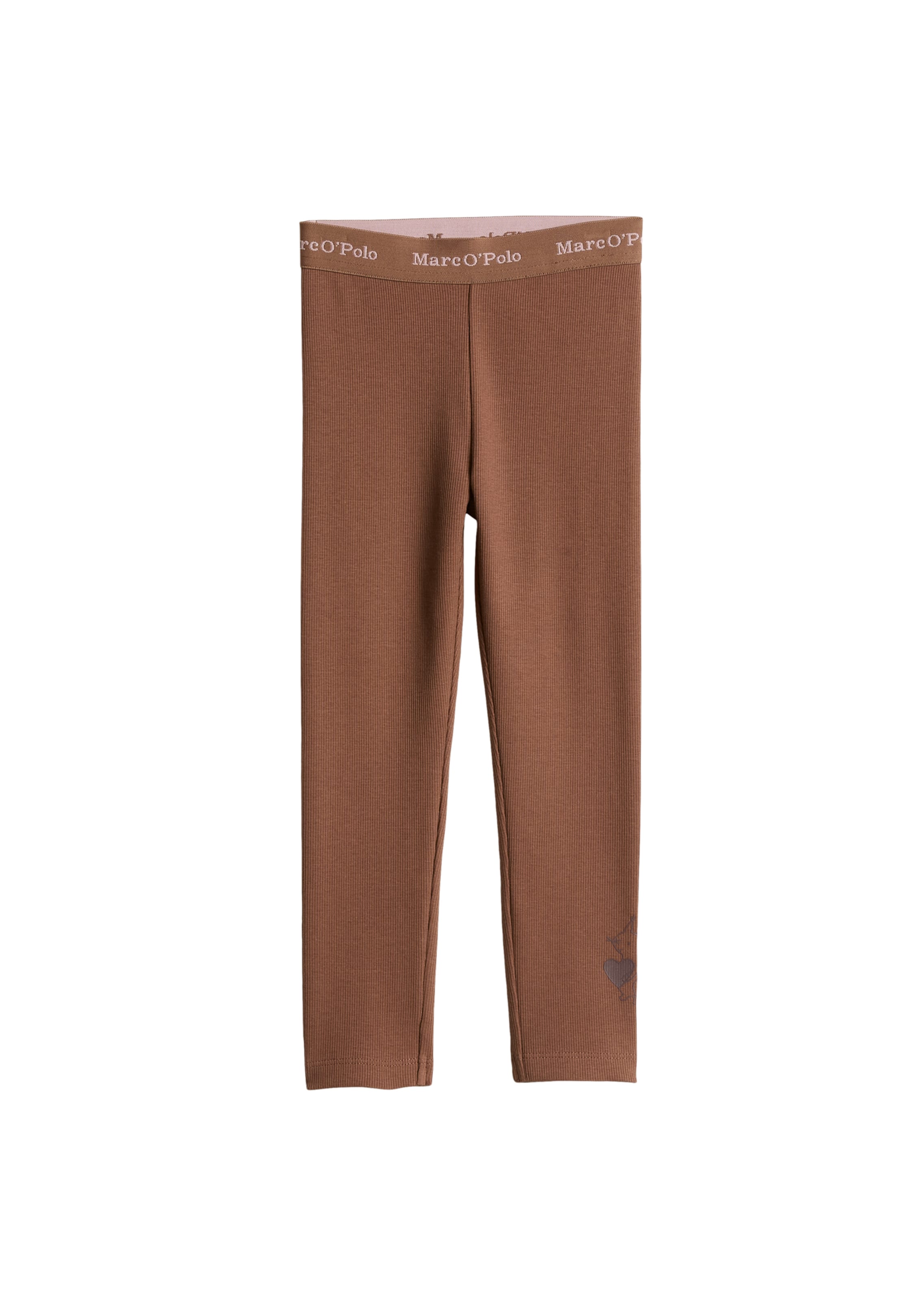 Marc O'Polo Skinny Leggings in Bruin: voorkant