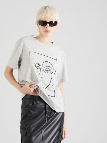 T-shirt 'SYBIL' VILA en gris : devant