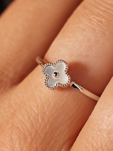 Lucardi Ring 'Statement' in Silver: front