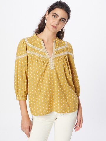 Maison 123 - Blusa 'CASSANDRA' em amarelo: frente