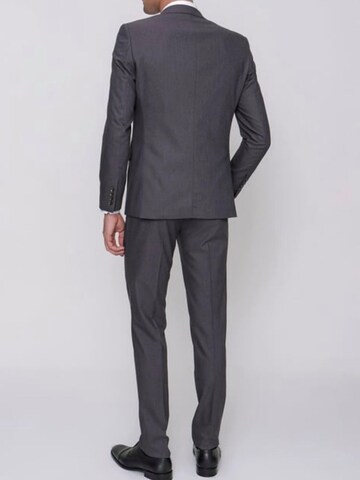 Keskin Collection Skinny Suit 'Anzug 2 teilig Slim Fit viele Farben' in Grey