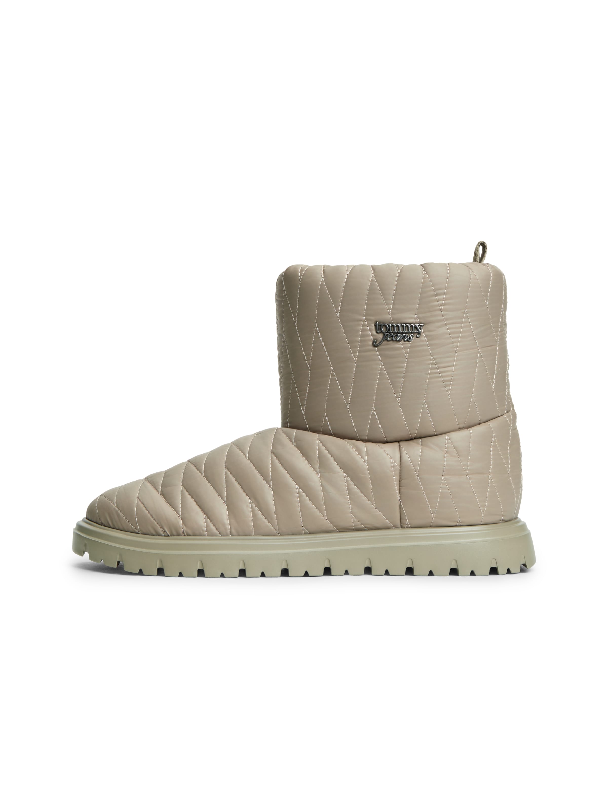 Bocanci de zăpadă de la Tommy Jeans pe bej: față