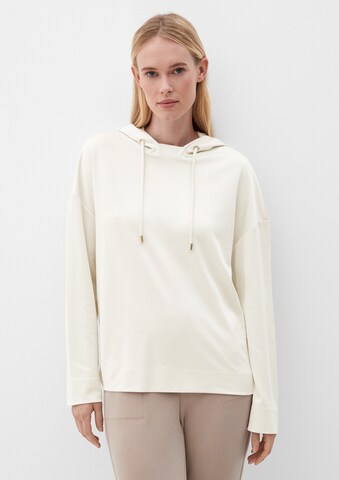 s.Oliver BLACK LABEL Sweatshirt in White: front