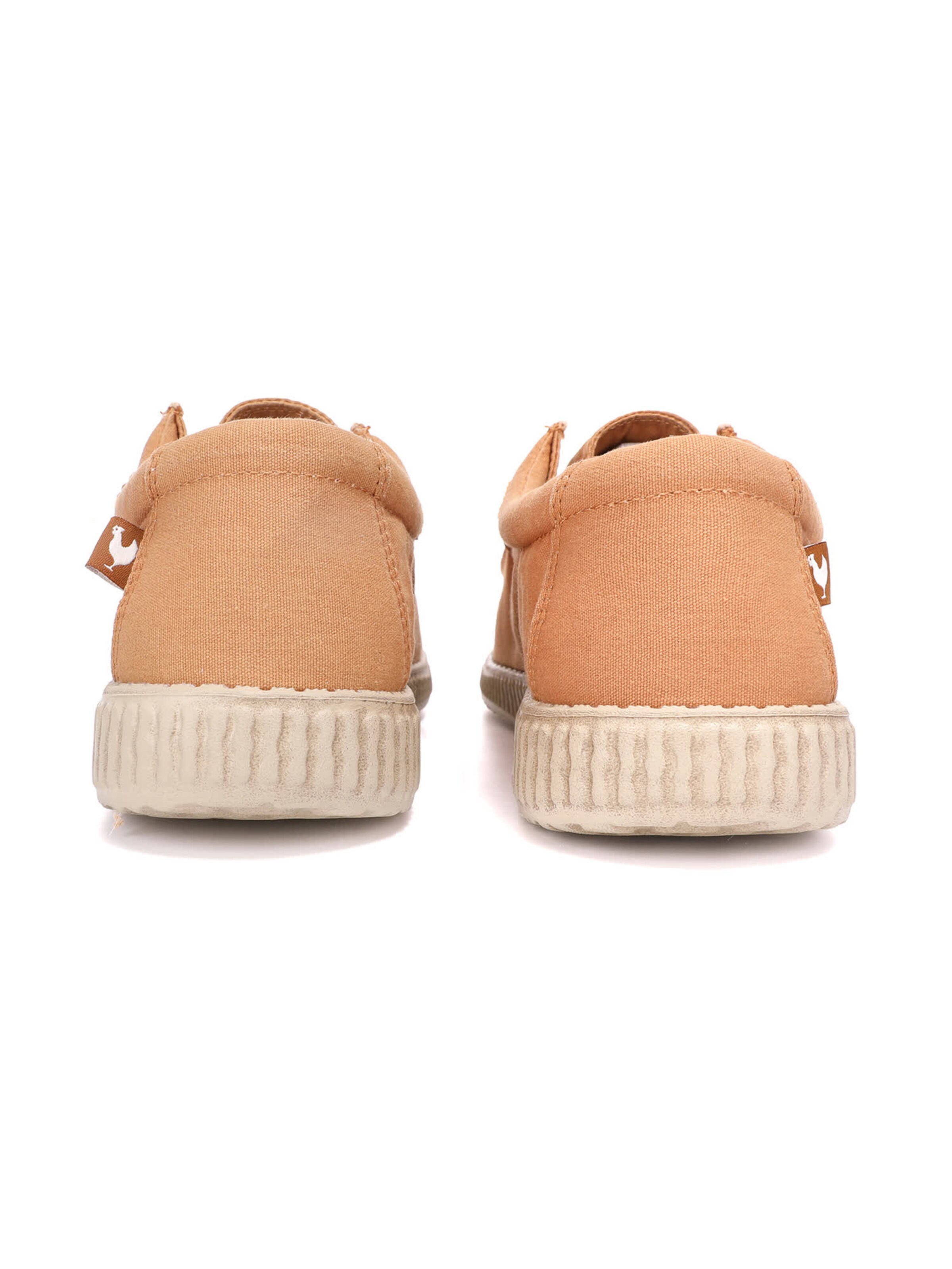 Walk In Pitas Moccasin 'Wallabi' in Beige: back
