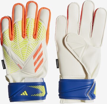 ADIDAS PERFORMANCE Sporthandschoenen 'Predator Edge Fingersave Match Goalkeeper' in Wit: voorkant