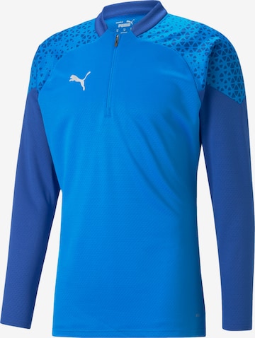 T-Shirt fonctionnel PUMA en bleu : devant