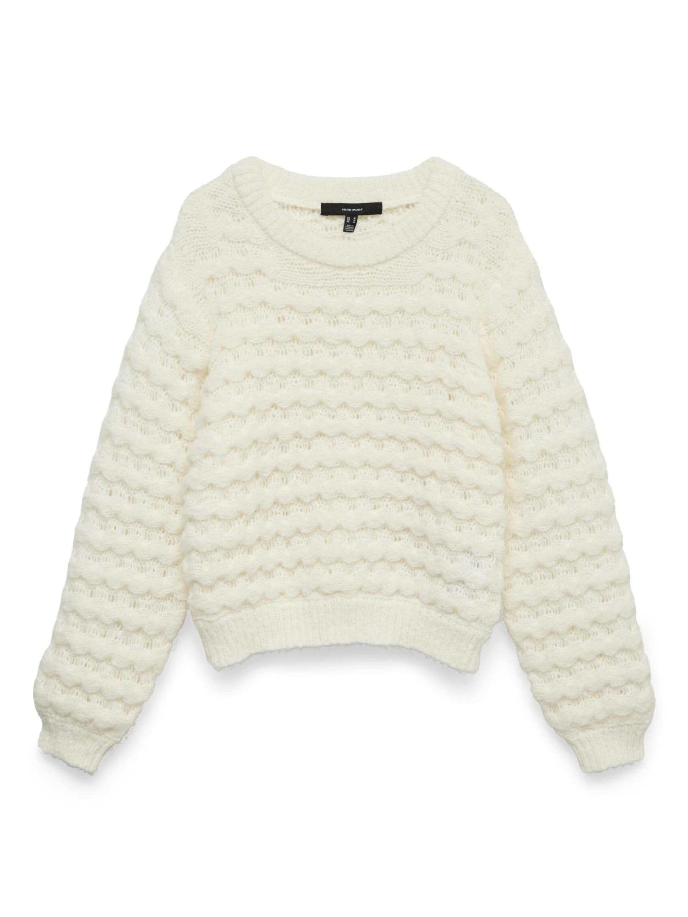 Pull-over VERO MODA en beige : devant