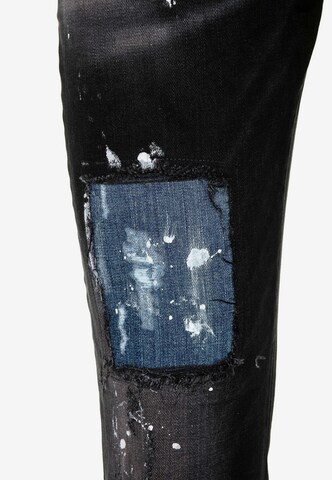 CIPO & BAXX Regular Jeans 'CD388' in Schwarz