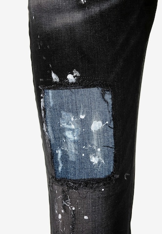 CIPO & BAXX Regular Jeans 'CD388' in Zwart