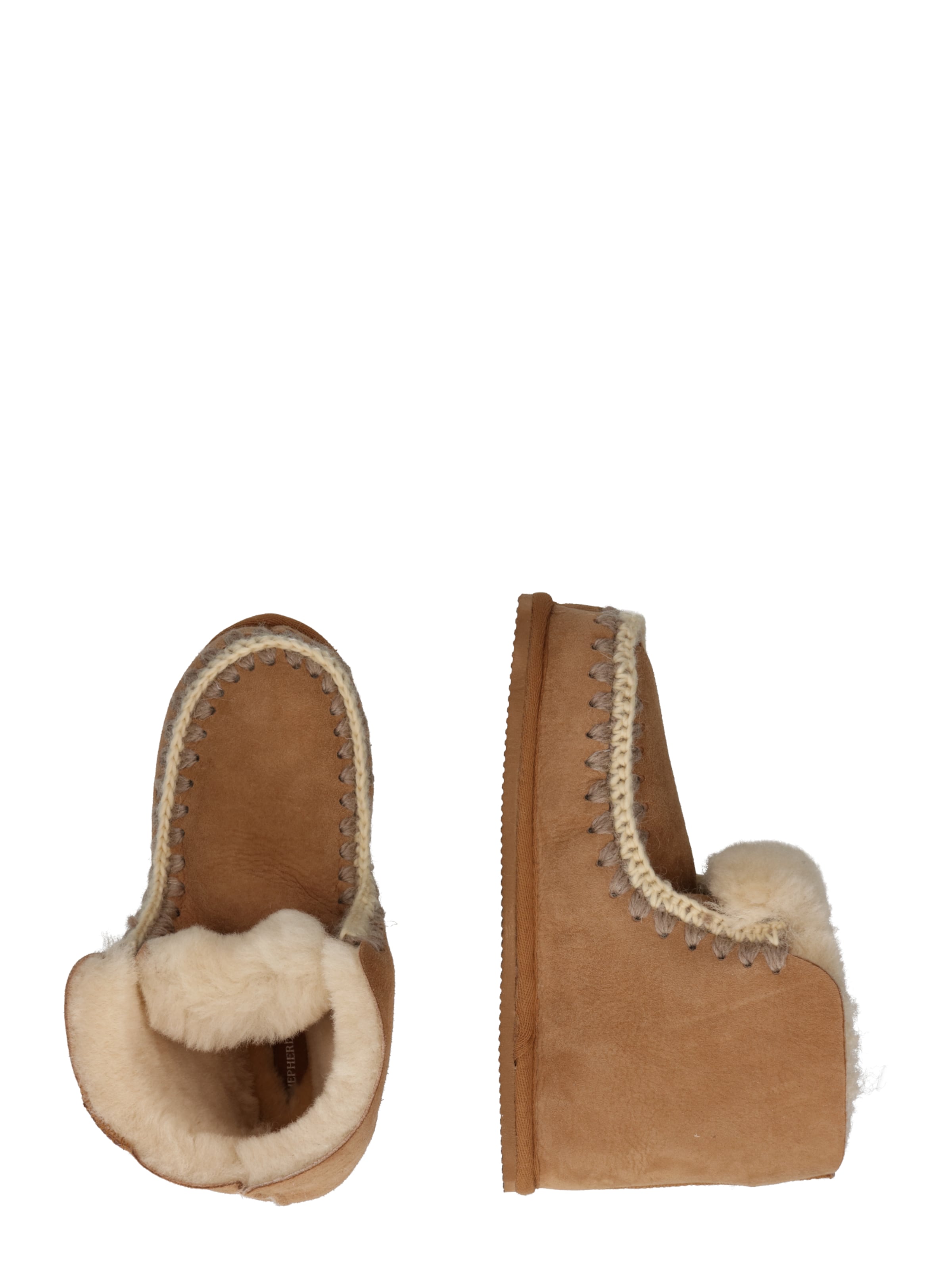 Pantoufle 'PIA' SHEPHERD en marron