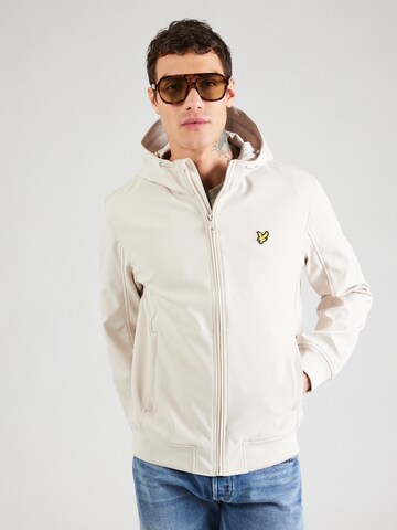 Veste mi-saison Lyle & Scott en beige : devant