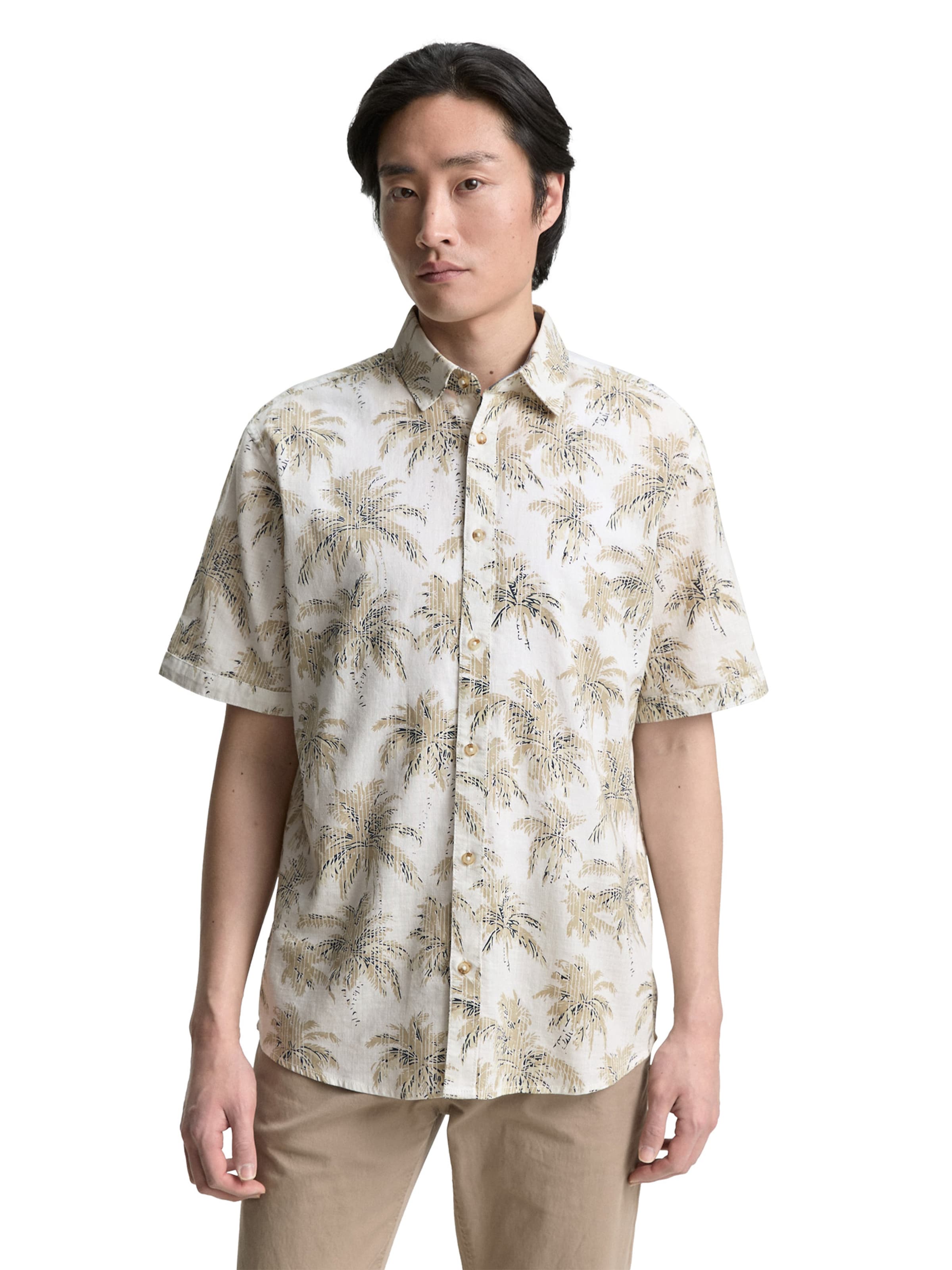 TOM TAILOR Klasický střih Košile – bílá: přední strana