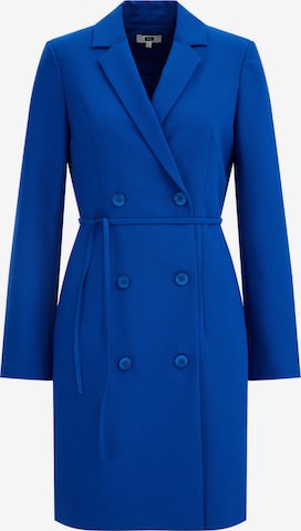 WE Fashion Jurk in Blauw: voorkant