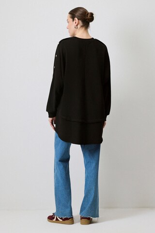 Touche Prive Sweatshirt in Black