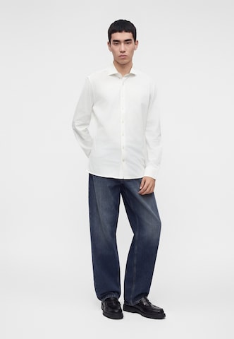 Hackett London - Ajuste regular Camisa en blanco