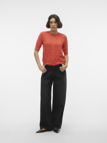 VERO MODA Sweater in Orange