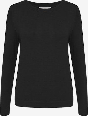 Cream Sweater 'Dela' in Black: front