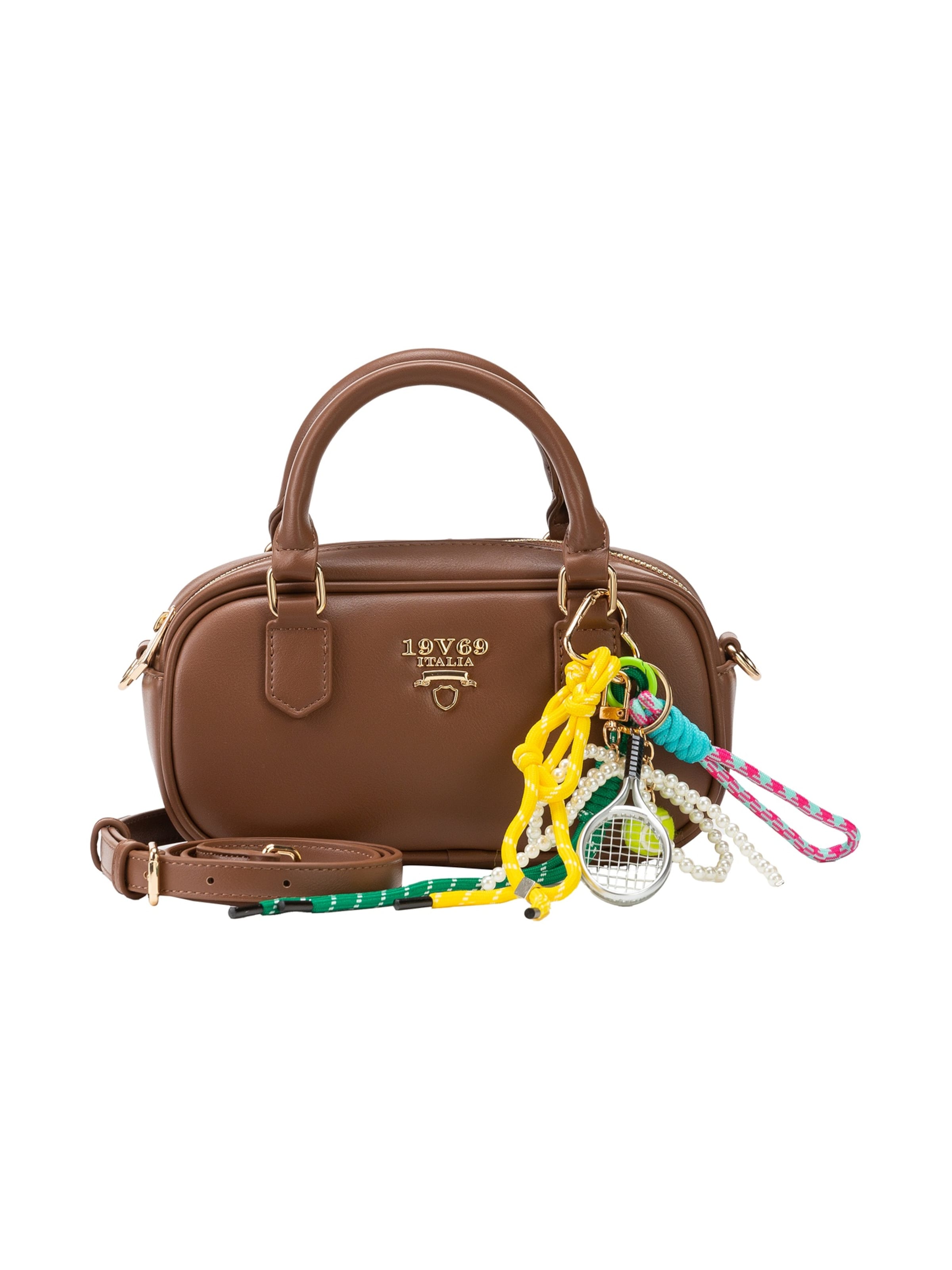 19V69 ITALIA Handtas 'Catania' in One Size in de kleur Bruin, Productweergave