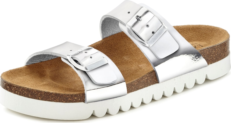 LASCANA Pantolette in Silber PP5418 LASCANA Pantolette in Silber PP5418