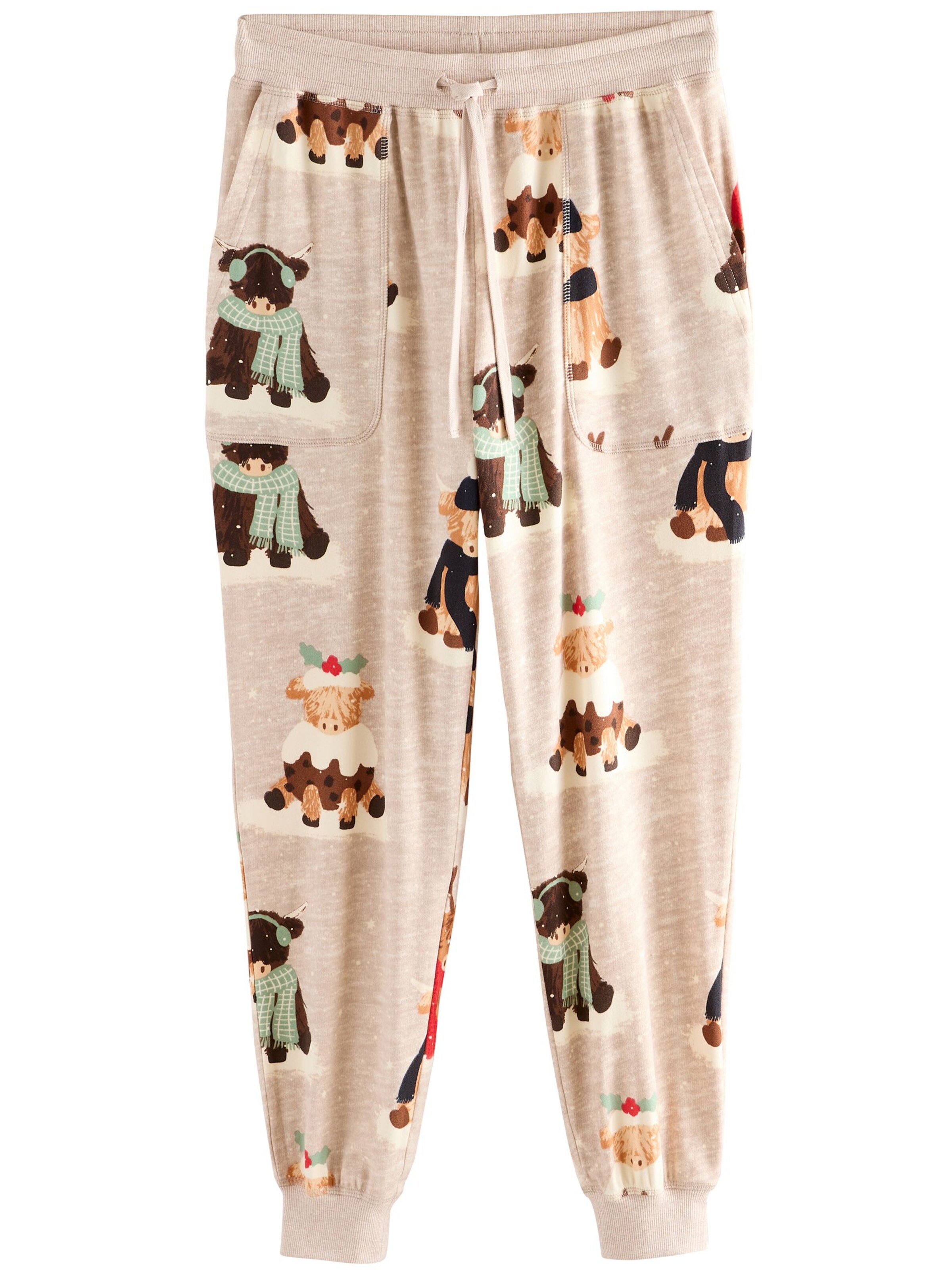 Pyjama 'Christmas' Next en beige