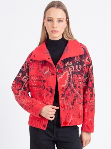IVKO Knit Cardigan in Red