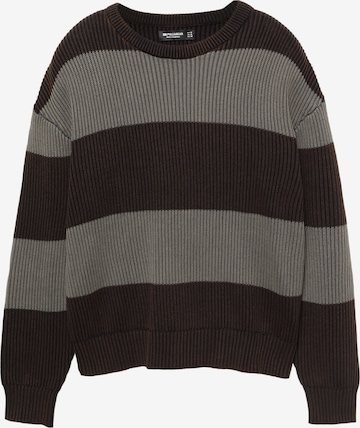 Pull&Bear Pulover | siva barva: sprednja stran