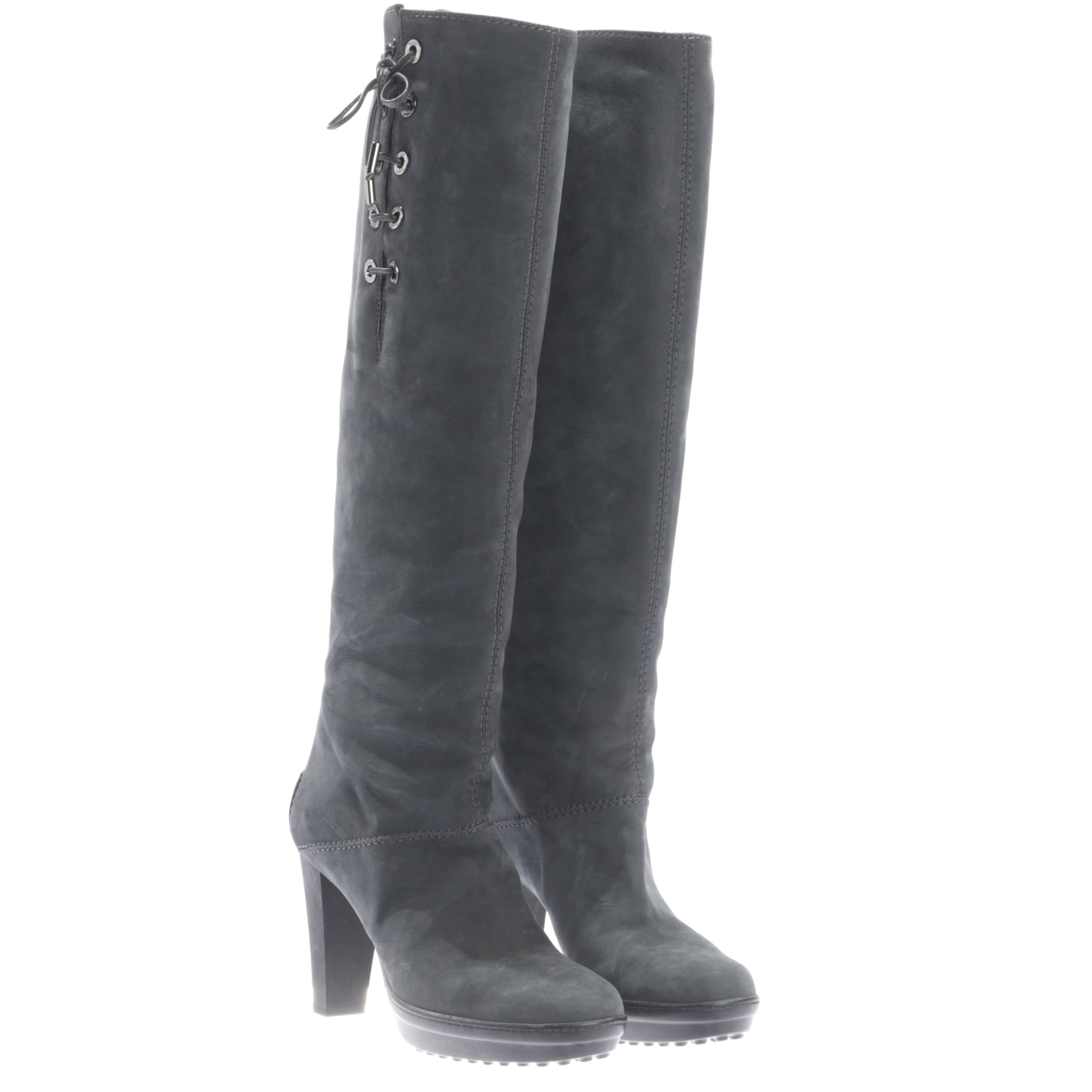 Tod's Stiefel 38,5 in Grau: Vorderseite