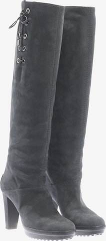 Tod's Stiefel 38,5 in Grau: Vorderseite