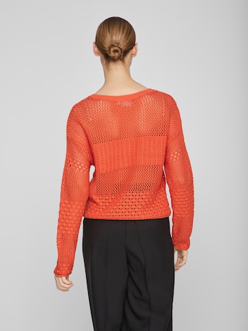 VILA Sweater in Orange