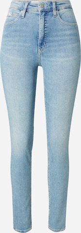 Calvin Klein Jeans Skinny Kavbojke 'HIGH RISE SKINNY' | modra barva: sprednja stran