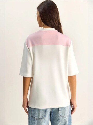 T-shirt 'T-Shirts' Bianco Lucci en marron
