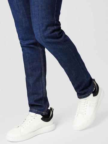 Lindbergh Slimfit Jeans 'Superflex' in Blauw