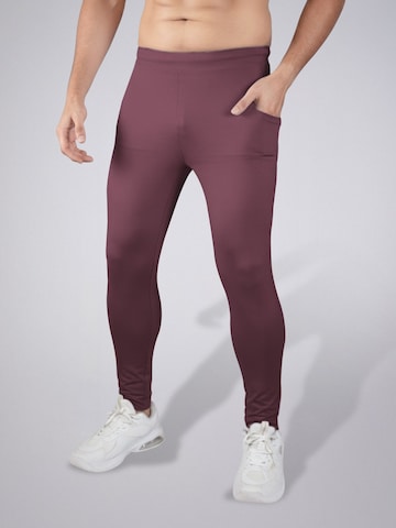 PANTONECLO Skinny Sporthose 'Pantoneclo Men’s Gym Trouser'‌‌‌‌ in Rot