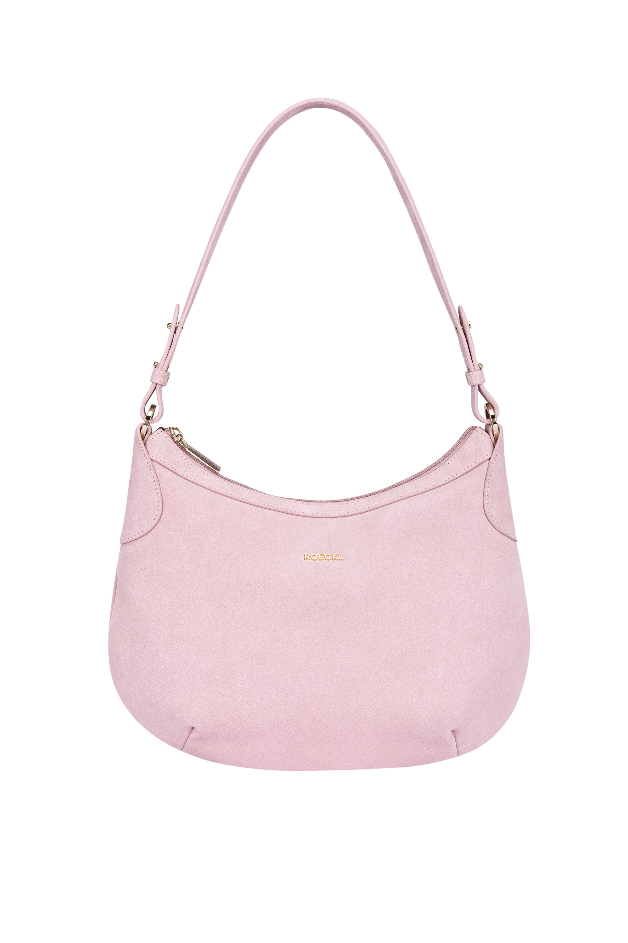 Roeckl Tasche 'LIBERTY SCHULTERTASCHE NUBUK SMALL' in Lila: Vorderseite