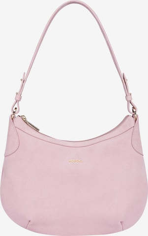 Roeckl Tasche 'LIBERTY SCHULTERTASCHE NUBUK SMALL' in Lila: Vorderseite