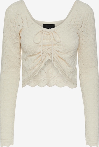PIECES Sweater 'JUDY' in Beige: front