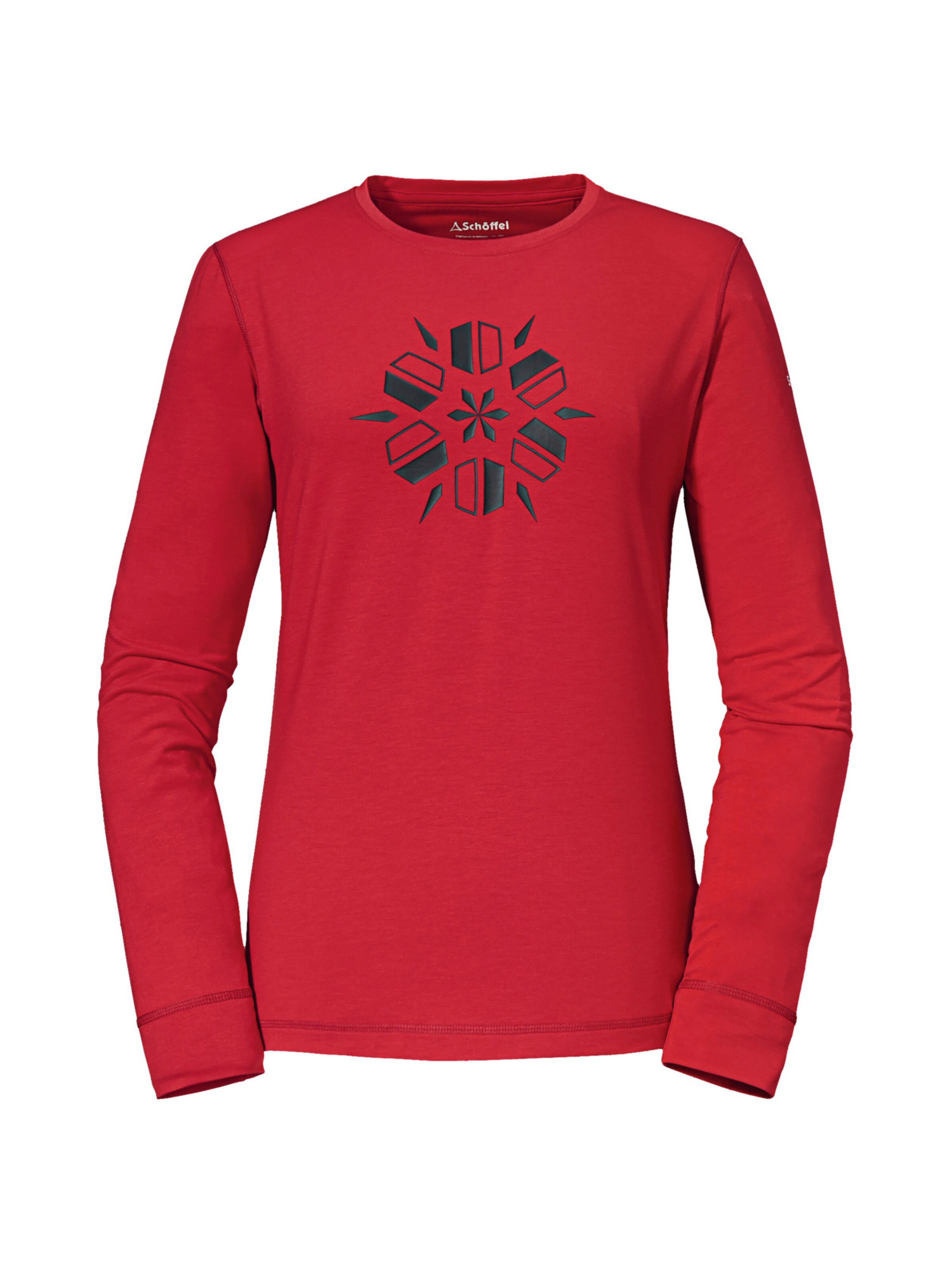 Schöffel - Camisa funcionais 'Hasliberg' em vermelho: frente