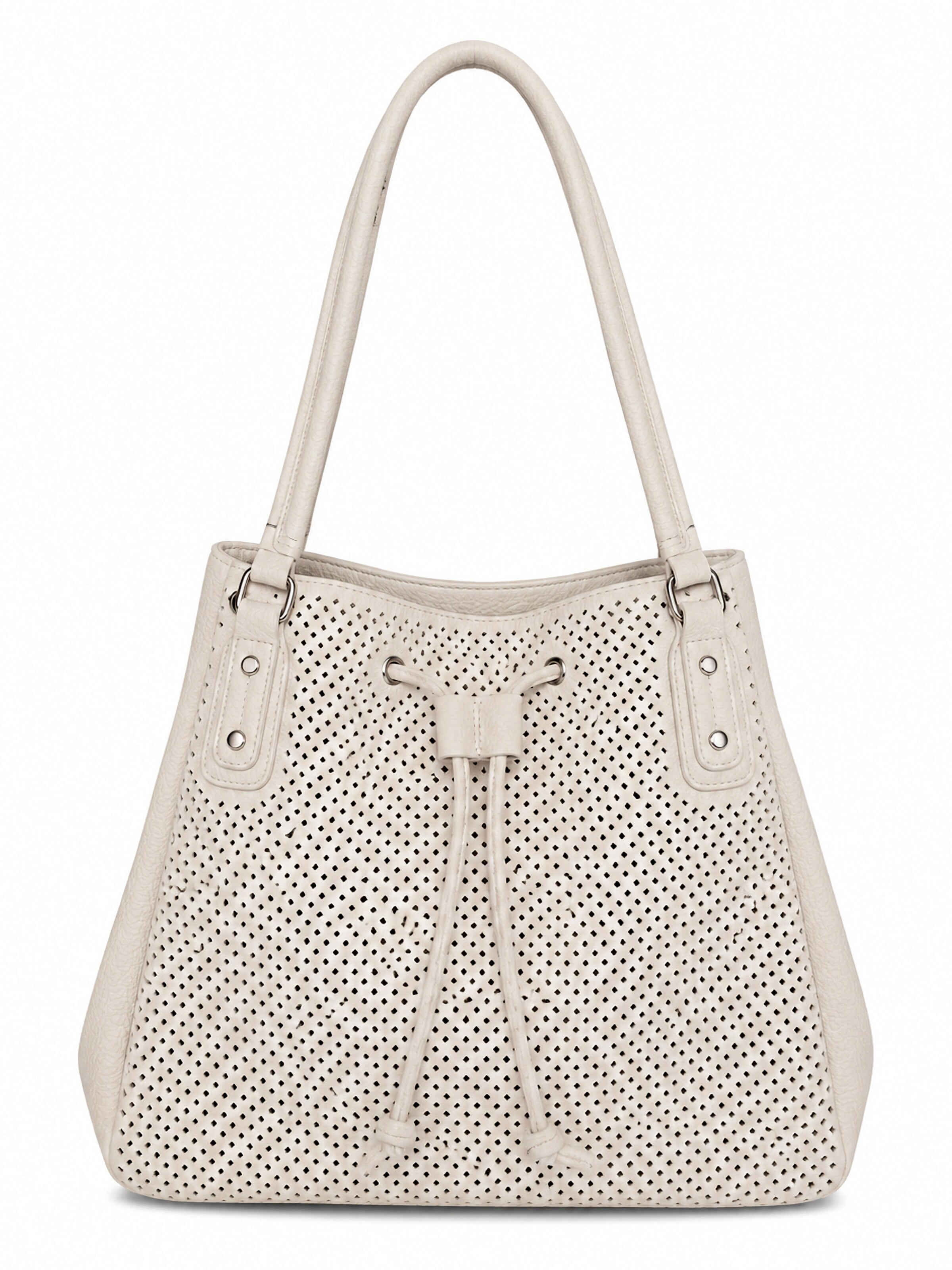 COLLEZIONE ALESSANDRO Shoulder Bag 'Sorrento' in Beige: front