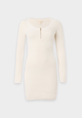 Rochie tricotat 'JAYCEE' de la GUESS pe alb: față