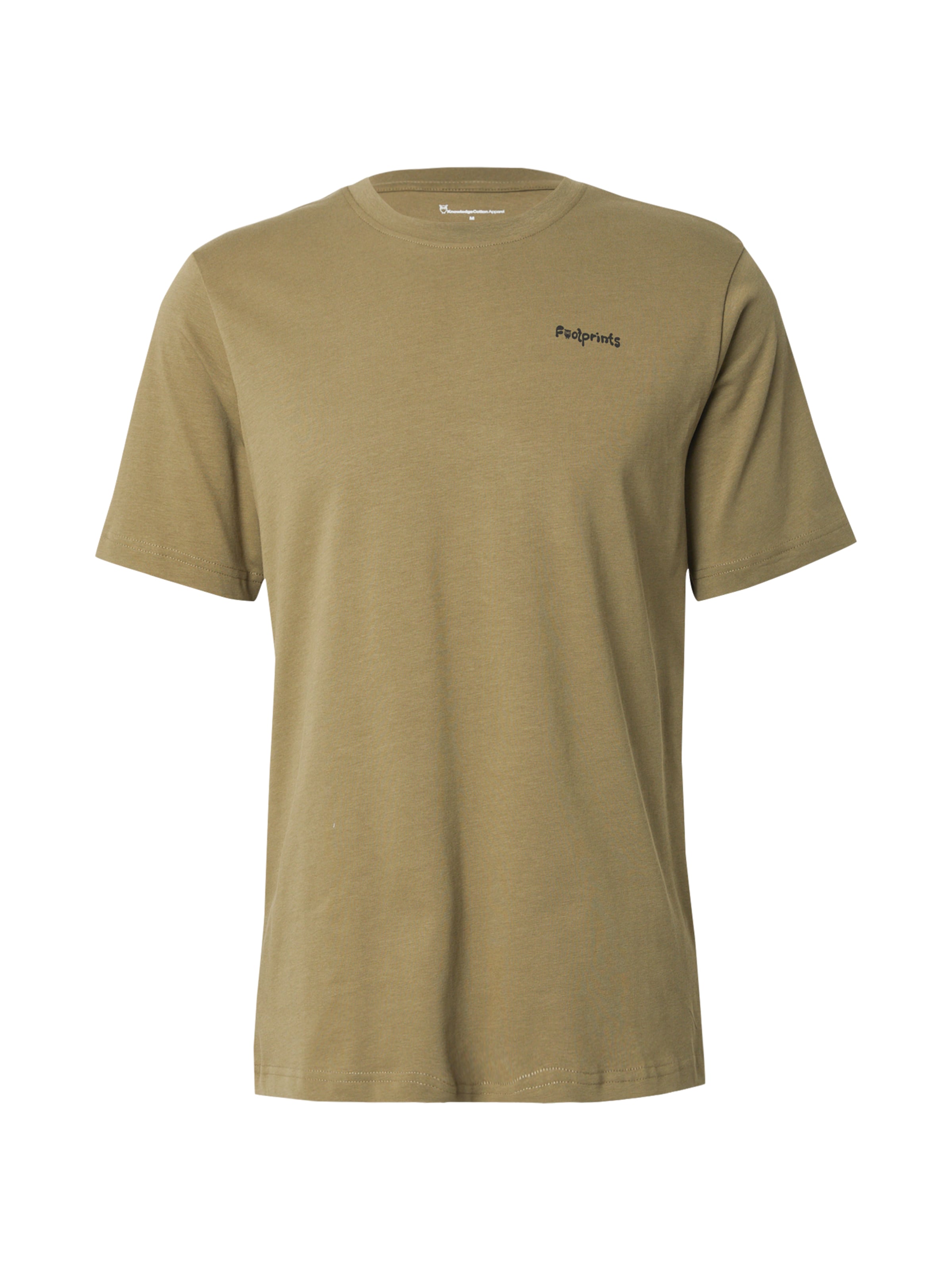 KnowledgeCotton Apparel Koszulka w kolorze zielony: przód