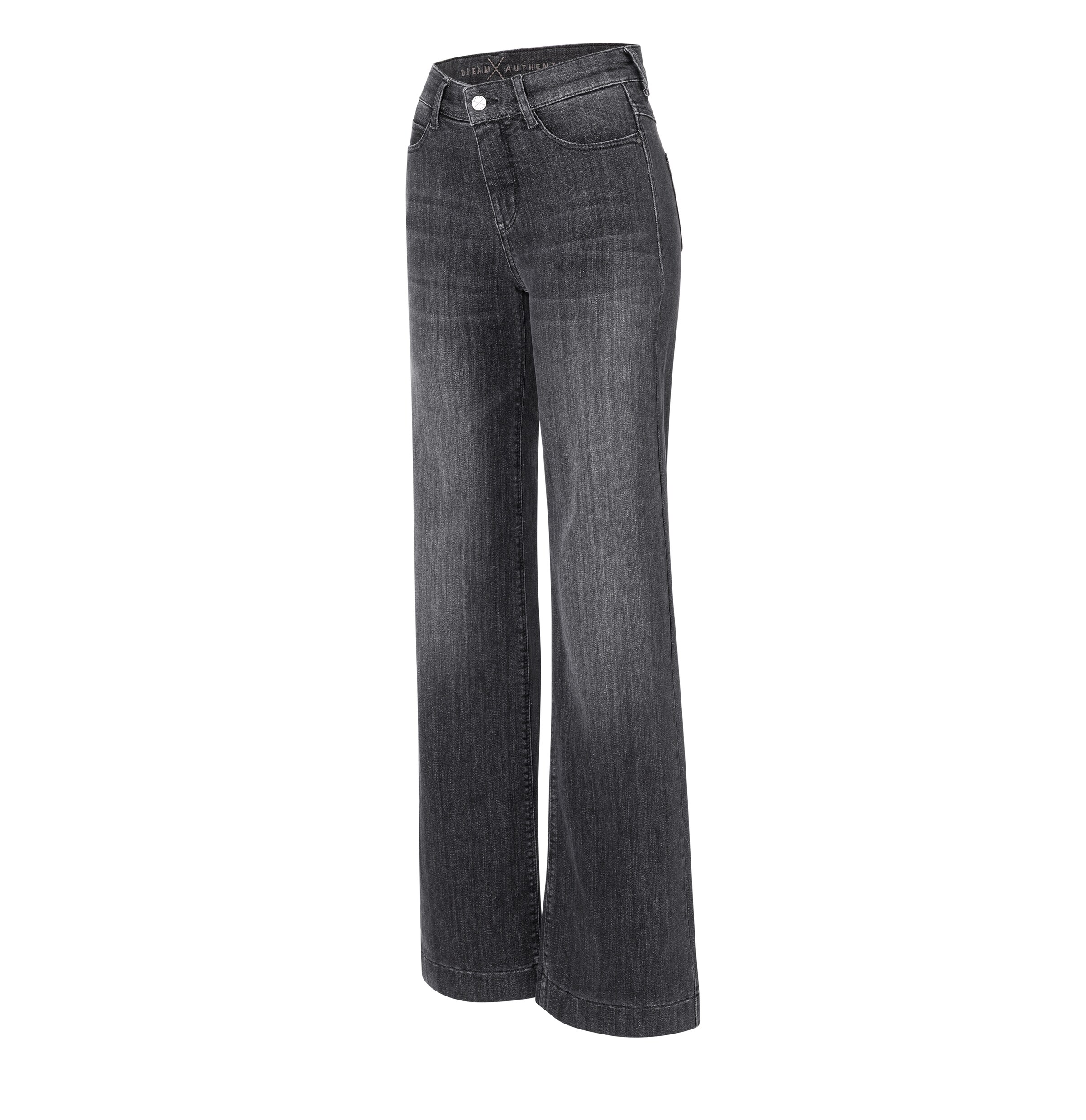 MAC Wide Leg Jeans in Grau